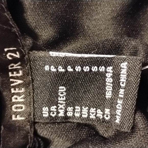 Forever 21 Black Sequin Strapless Mini Dress, Size: S, NWT - Picture 5 of 11